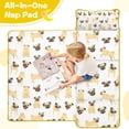thumbnail image 4 of Cute Cartoon Pug Toddler Nap Mats for Kids Preschool,50"x20" Sleeping Mat Bag or Kids,Toddler Sleeping Bag,Toddler Nap Mat or Daycare, 4 of 6