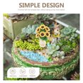 thumbnail image 4 of Miangastore Miniature Potted Flower Decoration Dollhouse Layout Fake Bonsai Model Dollhouse Layout Prop, 4 of 8