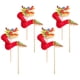 thumbnail image 3 of Chinese Paper Dragon Toy For Family and Friends Chinese New Year Parties Red 130.00X10.00X5.00CM DIY Material 4Pcs, 3 of 4
