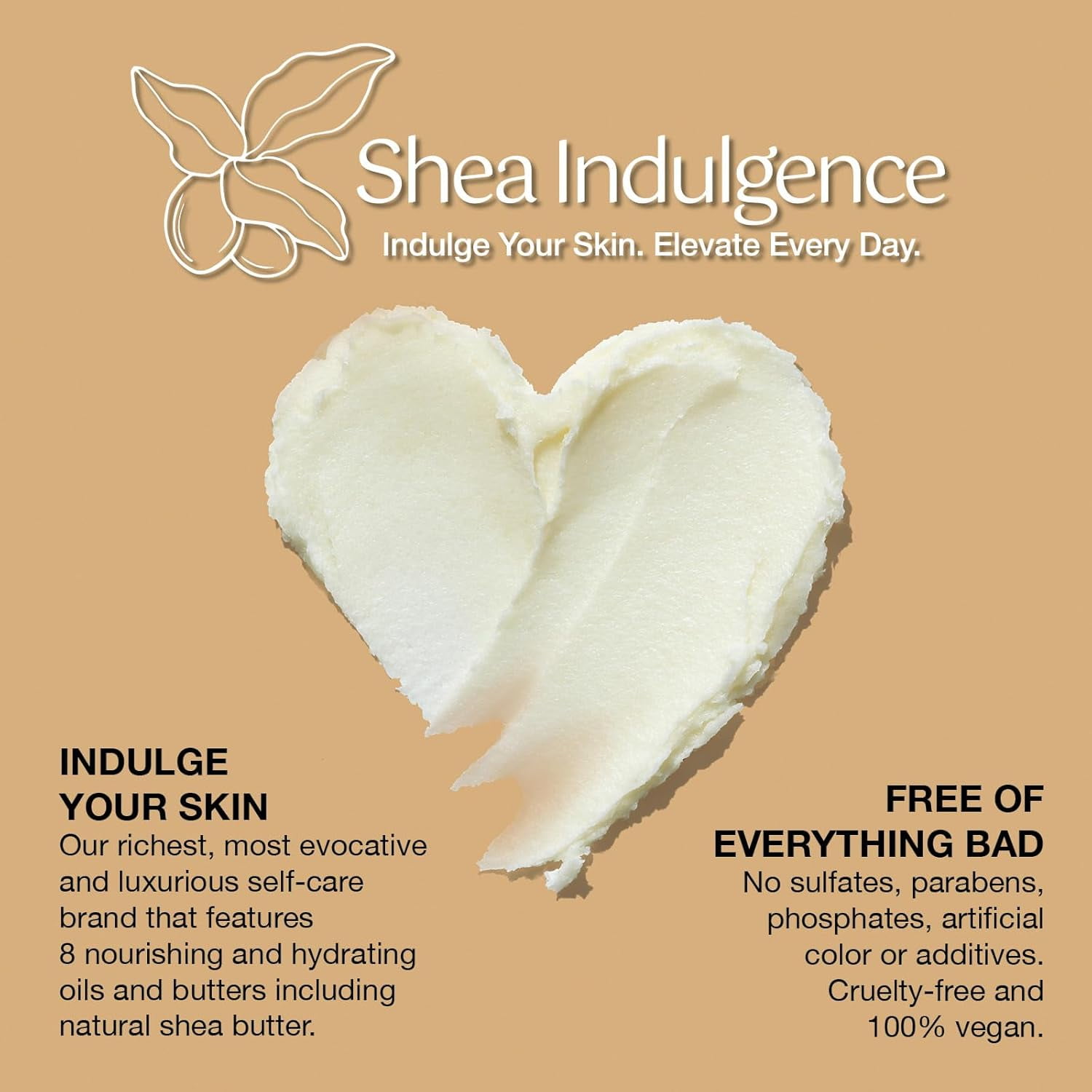Ginger Lily Farms Botanicals Shea Indulgence Deep Hydration Body Wash, 100% Vegan & Cruelty-Free, Fragrance-Free, 1 Gallon (128 fl oz) Refill
