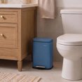 thumbnail image 4 of Connor Rectangular 13.2 Gallon (50L) Trash Can with Soft-Close Lid and FREE Mini Trash Can, Bright Cobalt Blue, 4 of 10