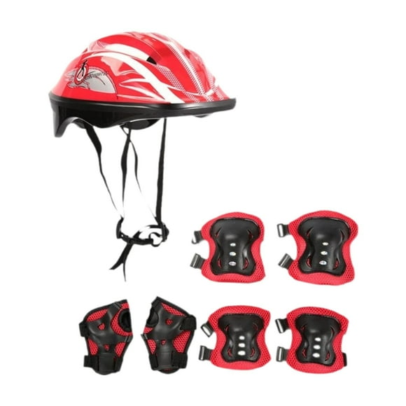 Casco de bicicleta para niños, portátil, equipo de equilibrio para deportes, patinaje, ciclismo. Rojo