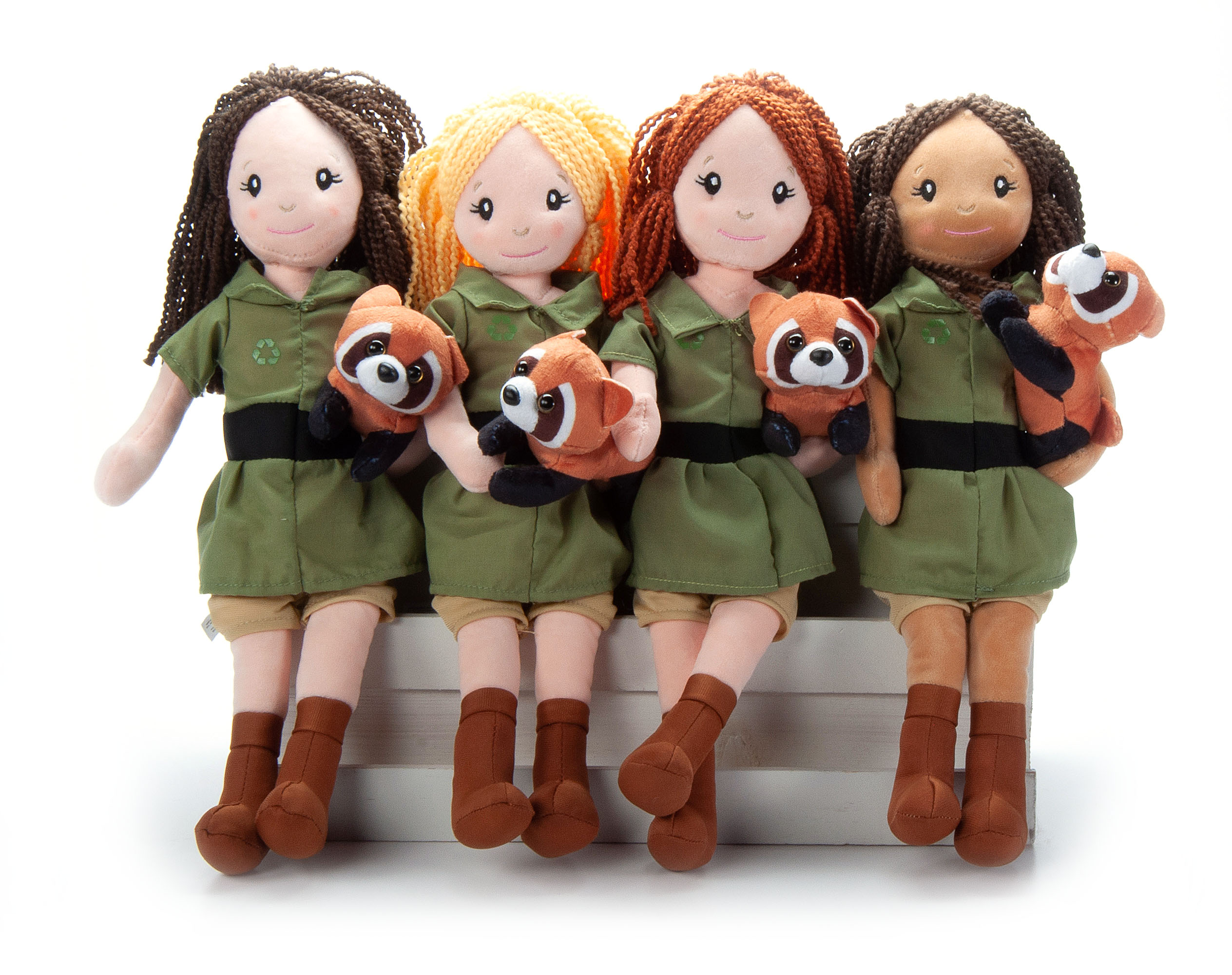 The Petting Zoo, Zookeeper Doll with Red Panda Stuffed Animal, Gifts