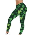 thumbnail image 6 of Haivin Women's Printed Yoga Pants, Fitted Stretchy with Holiday Design, Workout Exercise Tights for Fitness, Casual Wear and Layering, 6 of 9