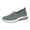 Green, variant on Women Wide Width Breathable Walking Comfortable Slip on Sneakers Lightweight Sneaker Nurse Shoes Arch Support Sneakers Breathable Soft Running Shoes Anti Skid Sports Diabetic Foam Shoes, Gray