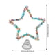 thumbnail image 3 of Adorno para Árbol de Navidad con Forma de Pentagrama de Perla | Adorno Decorativo para San Valentín | Plástico Multicolor de 24,4 X 20,3 Cm | Base de Resorte con Ajuste Seguro | Decoración Romántica, 3 of 6