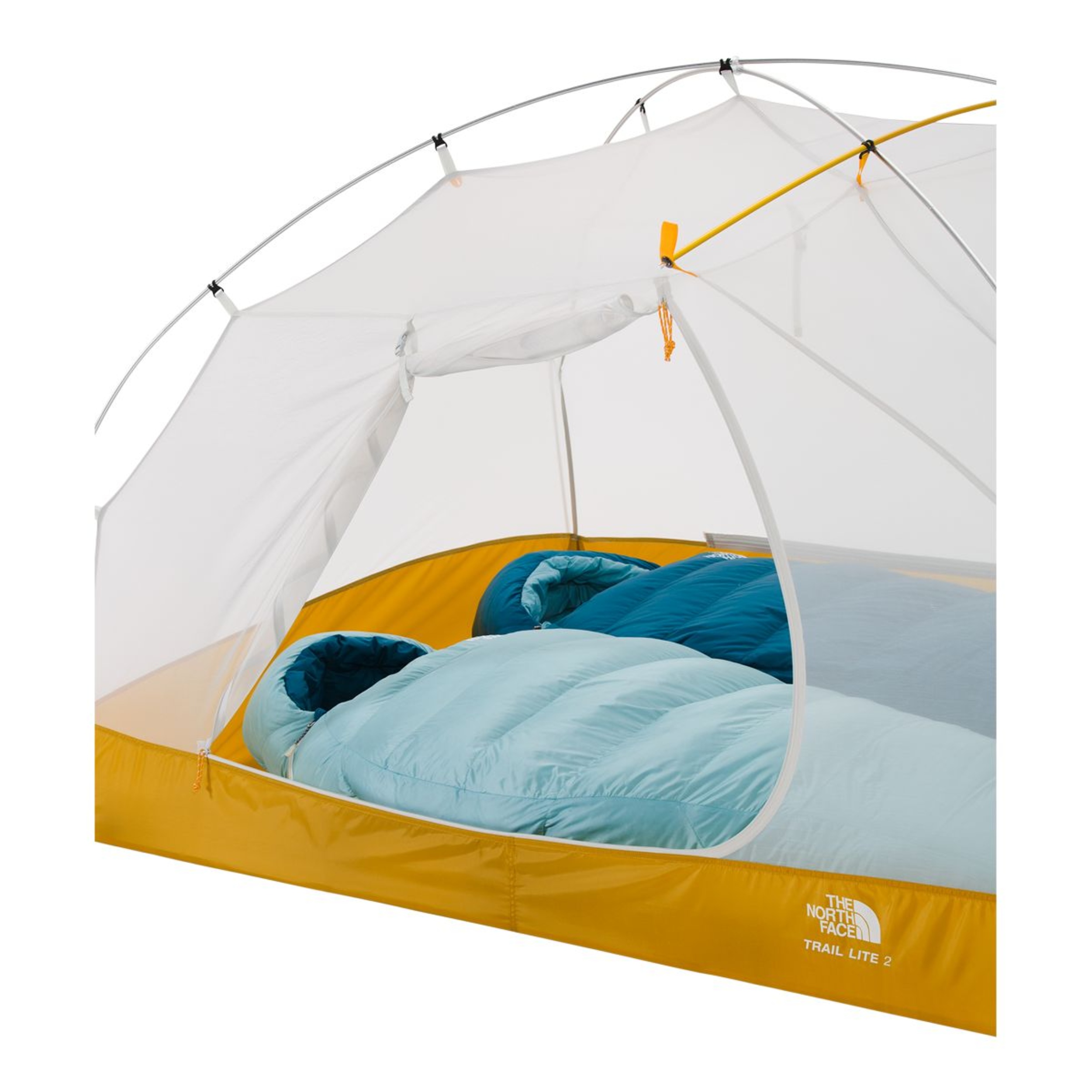 THE NORTH FACE Trail Lite 2 Tent  2-Person Khaki Stone/Arrowwood Yellow