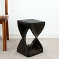 thumbnail image 5 of Haussmann® Original Wood Twist Stool 10 X 10 X 16 In High Mocha Oil, 5 of 5
