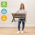 thumbnail image 5 of ECR4Kids Wooden Book Caddy with Lower Storage Shelf, Children's Furniture, Grey Wash, 5 of 9