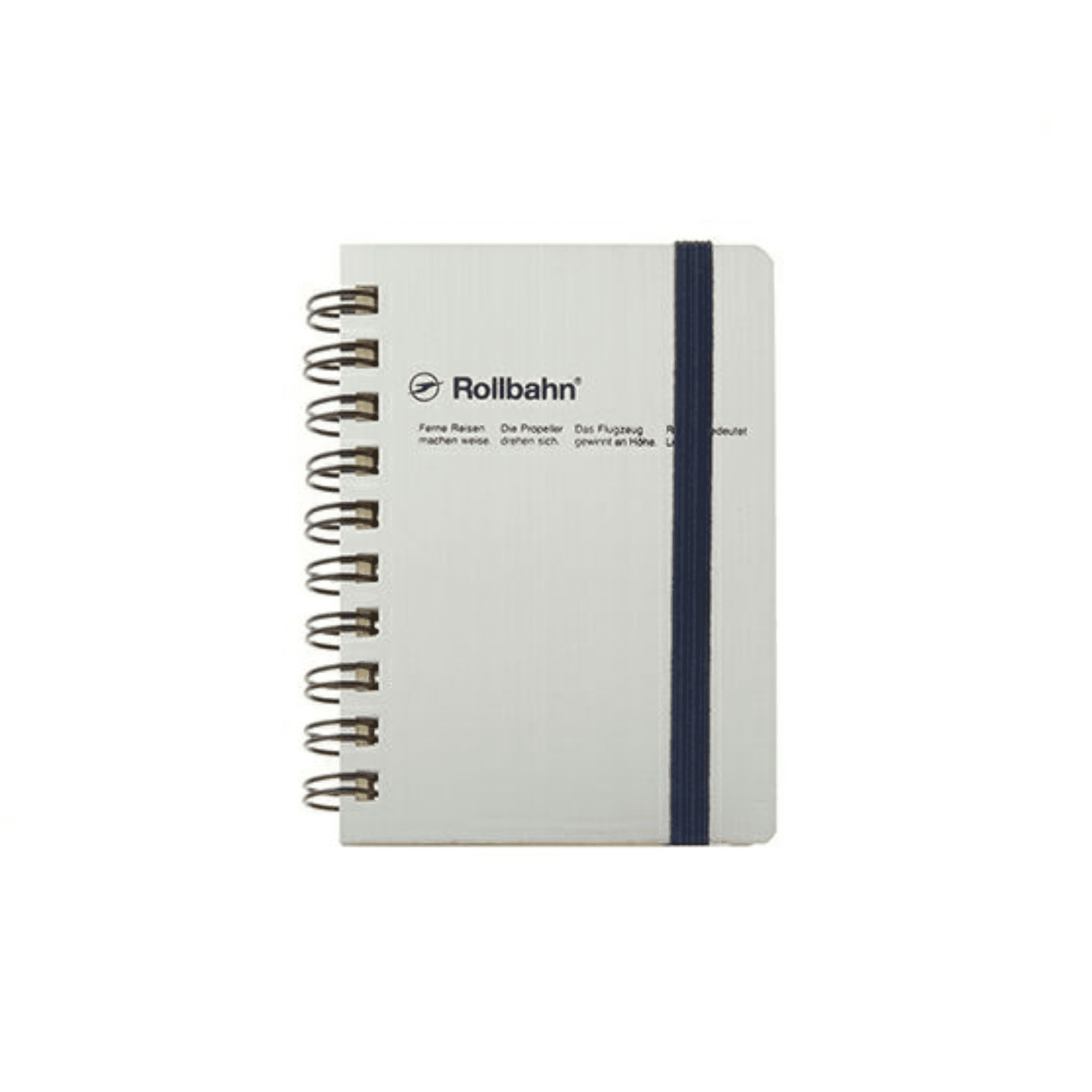 Delfonics Rollbahn Spiral Classic Notebooks: 6-1/2 in. x 8-1/2 in. (Silver) A5