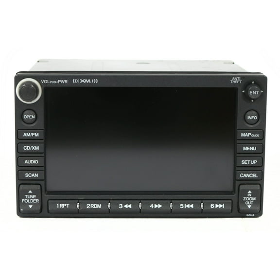 Restored 2007-09 Honda Civic AM FM XM Ready Navigation Radio 39541-SNA-A310-M1 Face 2AC4 (Refurbished)