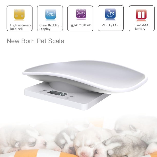 Mini báscula digital LCD electrónica Gramo de alta precisión para mascotas Herramientas de pesaje