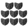 thumbnail image 1 of Uxcell 8 Paquete 2.13" x 2.13" Protectores de Esquinas para Altavoces, Protector de Ángulo Recto de Plástico para Altavoces de Gabinete, Amplificador de Guitarra, Altavoces de Escenario, Negro, 1 of 6
