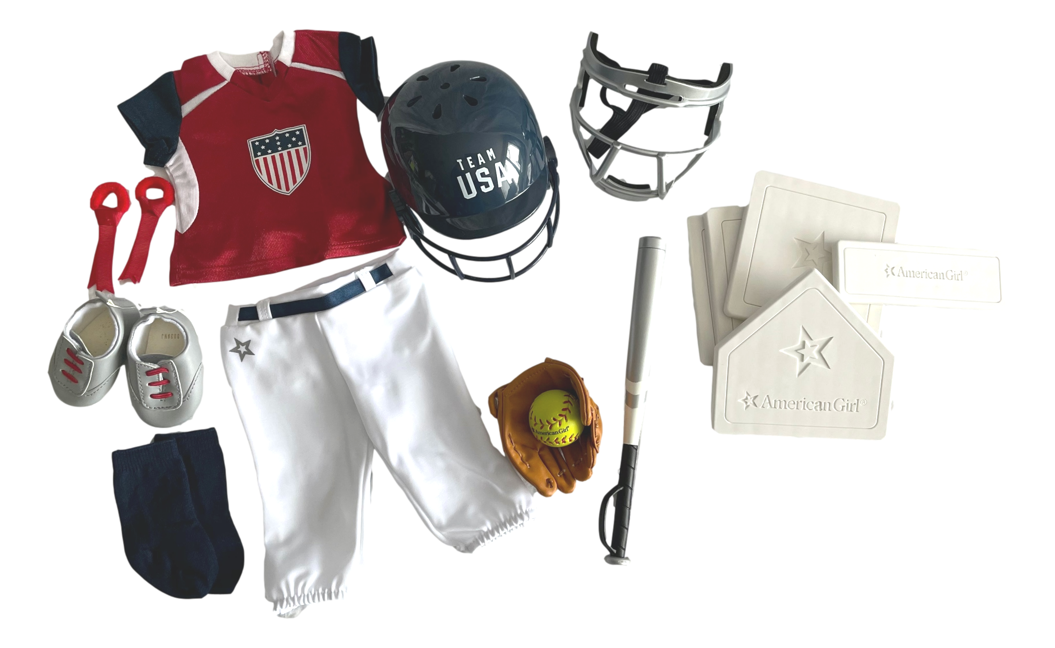 American Girl Team Usa Softball Set For 18 Dolls Walmart Com