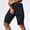 Black, variant on ZZwxWA Men's Jeans Shorts 2025 Trendy Solid Color Washed Ripped Casual Pocket Stretch Skinny Y2k Denim Short Pants up to 50% Off