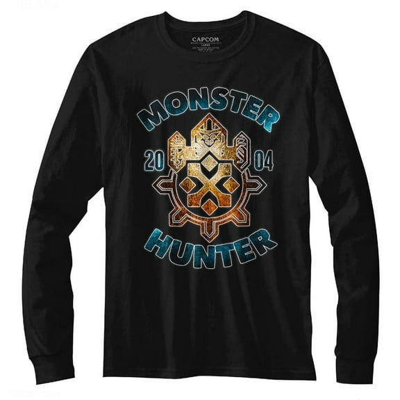 Monster Hunter Black Adult Long Sleeve T-Shirt