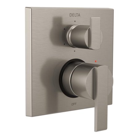 Delta Ara Angular Modern Monitor 14 Series Valve Trim with 6-Setting Integrated Diverter, Chrome