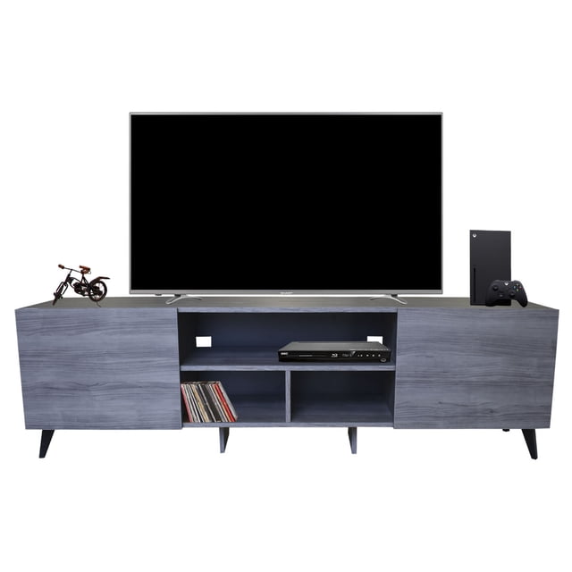 Mueble para TV Hogare 80' Gris Storm Minimalista Europa