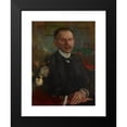 thumbnail image 2 of Olga Boznanska 11x14 Black Modern Framed Museum Art Print Titled - Portrait of Bogdan Faleński (1900), 2 of 5