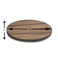 thumbnail image 6 of Woodard & Charles 14" Acacia Wood Lazy Susan with Stainless Steel Ball Bearing Mechanism, 6 of 7