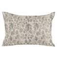 thumbnail image 2 of Vintage Flowers Queen Size Pillow Cover, Pillowcase Protectors with Zipper, Breathable Decorative Throw Pillow Case Cover, Branch Plants Beige Botanical Rustic Pillow Shams for Couch Sofa 20x30Inch, 2 of 8