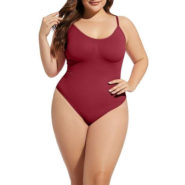 Body de tanga moldeador de cintura alta para mujer