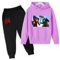 thumbnail image 2 of Nuevo juego Skibidi, ropa de baño para niños, sudadera con capucha y pantalones de jogging, conjuntos de 2 piezas, sudaderas con capucha de dibujos animados para niños, conjunto informal para niñas ad, 2 of 5