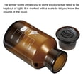 thumbnail image 4 of Unique Bargains 1000mL Amber Reagent Media Graduated Borosilicate Glass Storage Bottle Amber Cap, 4 of 5