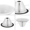 thumbnail image 7 of 6" Satin White Recessed Step Baffle Trim for 6" Shallow Housing (P806S Series), 7 of 7