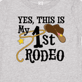 thumbnail image 4 of Inktastic Yes, This is My 1st Rodeo Cowboy Hat with Pink Band, Lasso Girls Baby T-Shirt, 4 of 5