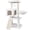 Beige, variant on TWDEPART 3-Level 35" Cat Tree with Cat Condo & Hammock, Gray