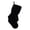 Black, variant on Black Velvet Christmas Stocking with Large Bow, 18.9 in Hanging Fireplace Mantel Decor