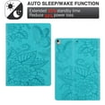 thumbnail image 2 of Dteck iPad 9.7 Inch 2018 / 2017 Case, Embossed Butterfly PU Leather Flip Case with Card Holder, Auto Wake Sleep Cover for iPad 6th Gen / 5th Gen /iPad Air 2 / iPad Air, Green, 2 of 6