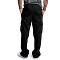 thumbnail image 6 of YNGKMEA Cargo Sweatpants for Men Relaxed Fit Open Bottom Jogger Sweatpants Oversized Wide Leg Drawstring Waist Athletic Gym Pants with Pockets, 6 of 8