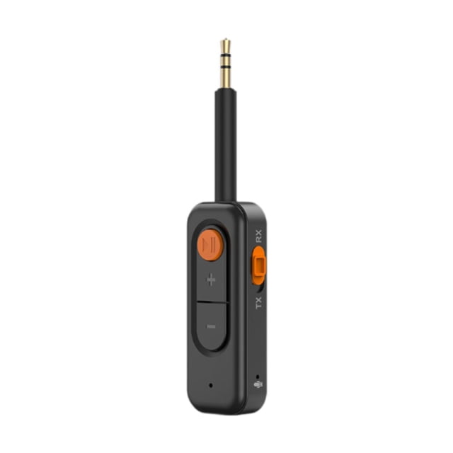 Transmisor Bt Receptor Adaptador de audio Jack de 3,5 mm 2 en 1 V5.4 Llamada manos libres para auriculares Computadora Teléfono