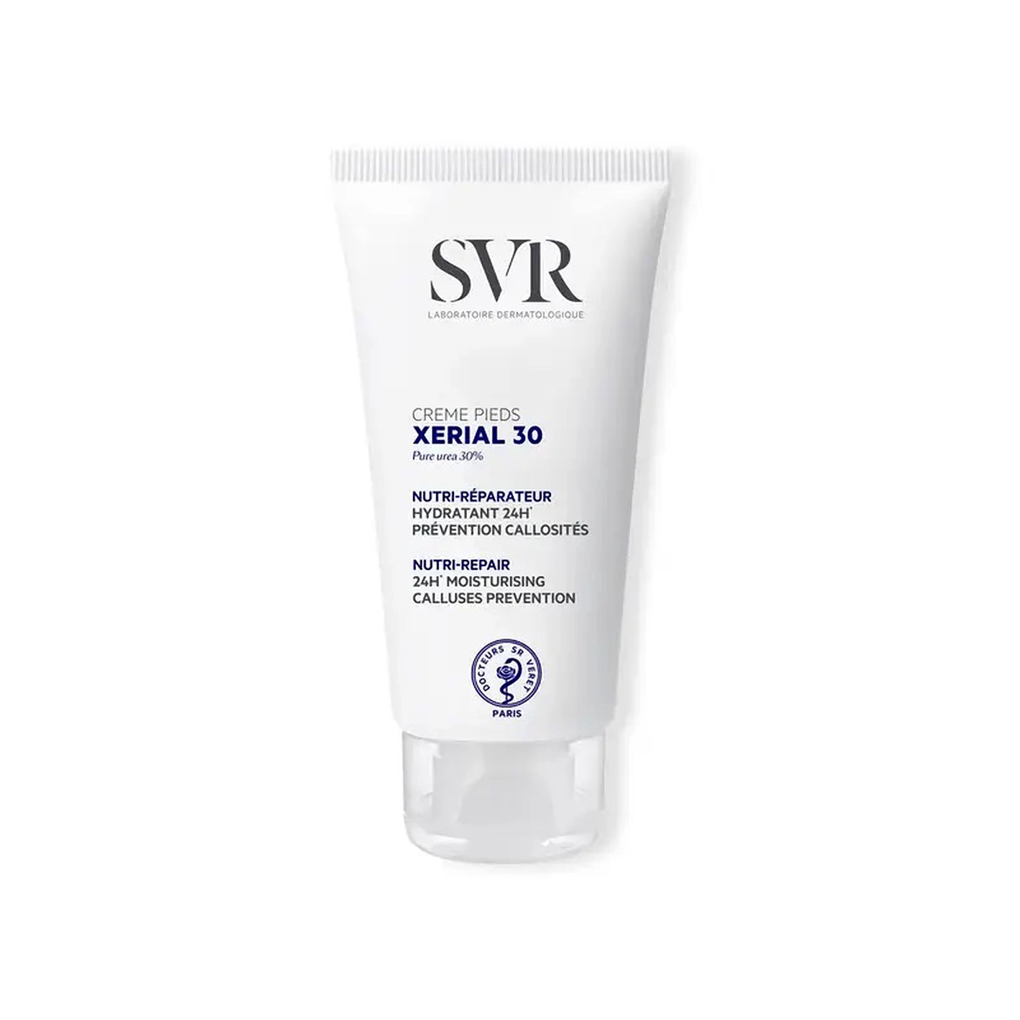 SVR Xerial 30 Urea Foot Cream for Severely Dry Skin, Calluses and Cracked Heels, 50ml