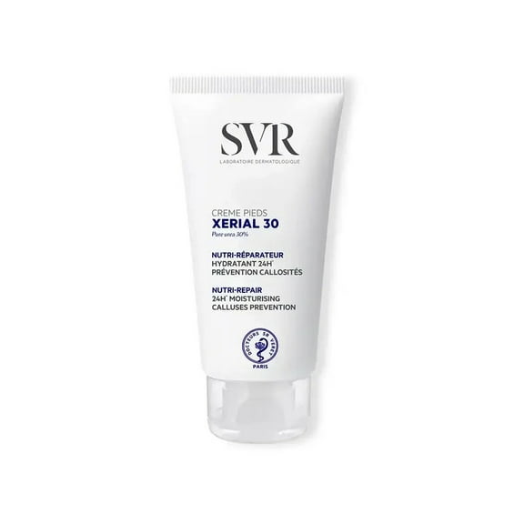 SVR Xerial 30 Urea Foot Cream for Severely Dry Skin, Calluses and Cracked Heels, 50ml