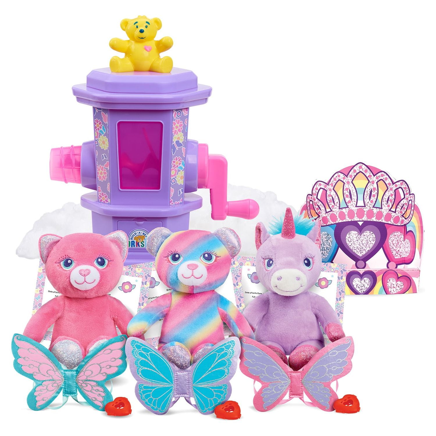 Build A Bear Workshop Beary Fairy Friends Stuffing Station 21 Pieces Kids Toys for Ages 3 Up Gifts and Presents