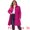 Hot Pink, variant on DARING DIVA Women's Plus Size Long Sleeve Utility Overcoat 4X Dark Red