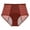 Ginger, variant on Minjewel Women's High Waisted Breathable Physiological Menstrual Period Underwear, Hygiene Pants for Women, Comfortable Period Panties,Wine,XS