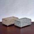 thumbnail image 3 of 2Pcs Shiny Tissue Box Napkin Holder Living Room Bathroom Home decor BLESIY soporte de tejido de cristal, 3 of 8