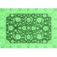 thumbnail image 1 of Ahgly Company Indoor Rectangle Oriental Emerald Green Traditional Area Rugs, 8' x 12', 1 of 4