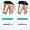 thumbnail image 4 of Waterproof Wound Bandages Dressing Bordered Guaze Long Incision Adhesive Patch, 4 of 5