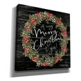thumbnail image 2 of Epic Graffiti 'A Very Merry Christmas Wreath' by Cindy Jacobs, Canvas Wall Art, 18"x18", 2 of 2