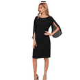thumbnail image 2 of Womens Chiffon Dresses Flutter Sleeve Party Wedding Cocktail Dress, 2 of 7