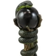 thumbnail image 4 of Ebros Nagini Black Orb Snake Cosplay Wand 9.5" Tall Accessory Fantasy Decor, 4 of 4