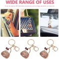 thumbnail image 3 of HTOOQ Femmes Sac à Main Forme Porte-Clés Mode Sac de Voiture Pendentif Cadeau Métal Porte-Clés Partie Faveurs, 3 of 9