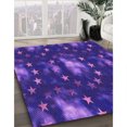 thumbnail image 3 of Ahgly Company Machine Washable Indoor Rectangle Transitional Aztech Purple Area Rugs, 4' x 6', 3 of 7