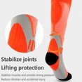 thumbnail image 4 of destyer Chaussettes de Football Confortables Respirantes Anti-Humidité Bas de Football Tube Moyen Extensible Sport Extérieur Escalade Randonnée Blanc>TTG, 4 of 8