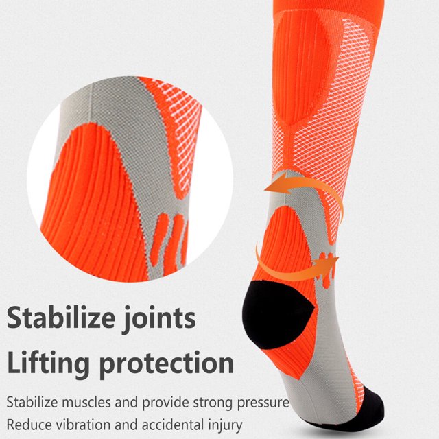 Chaussettes de Soccer Confortables Respirantes Anti-Humidité Bas de Football Tube Moyen Extensible Sport Extérieur Escalade Randonnée Blanc Blanc>L/TG